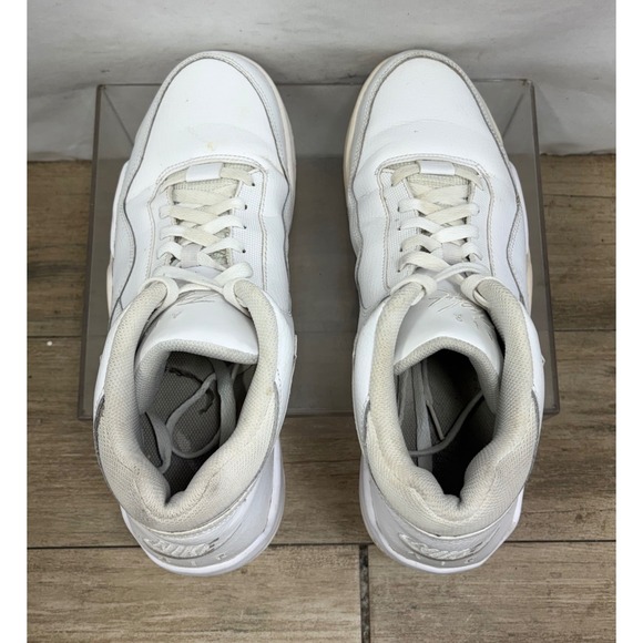 Nike Flight Legacy White Leather High Top Sneakers Mens Size 11.5 - Picture 5 of 10